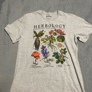 Harry Potter Herbology Graphic Tee - Light Gray